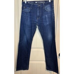 RVCA‎ x Leo Romero Signature Jeans Mens 33 x 32 Skateboarding Stretch